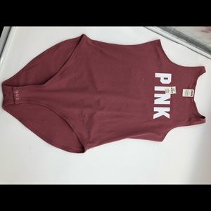 PINK bodysuit NEW NEVER WORN